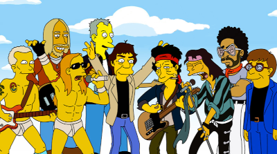 estrellas de la musica posando